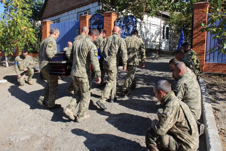 На Одещині провели в останню путь загиблого на війні захисника
